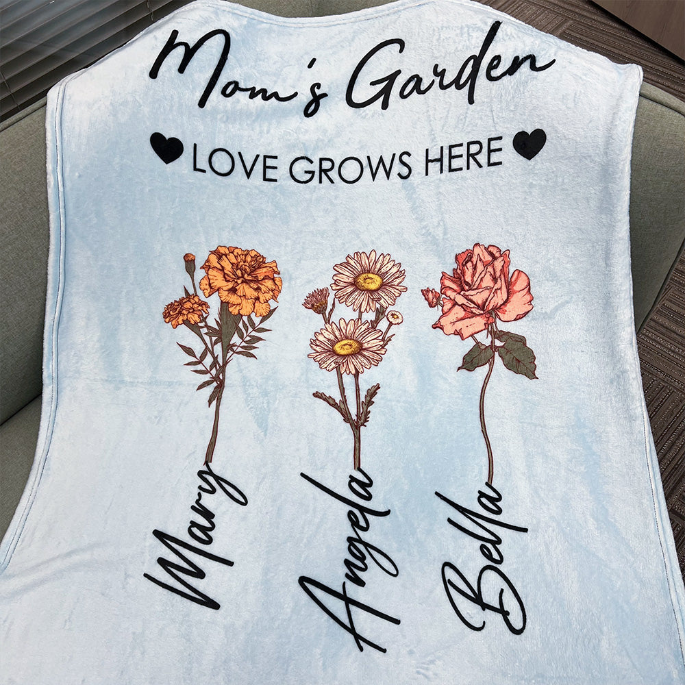 45%OFF⭐️Mom's Garden is Her Children Customized Summer Blanket